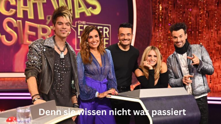 denn sie wissen nicht was passiert