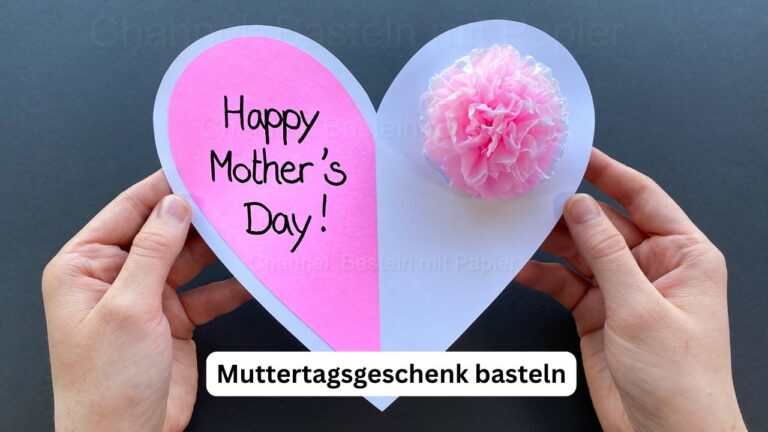 Muttertagsgeschenk basteln