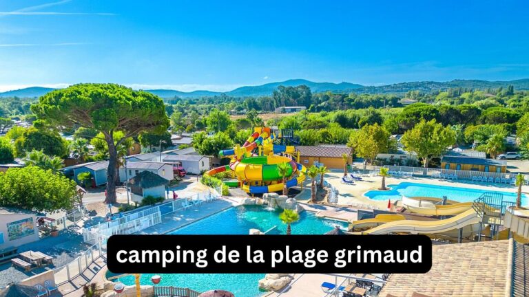 camping de la plage grimaud